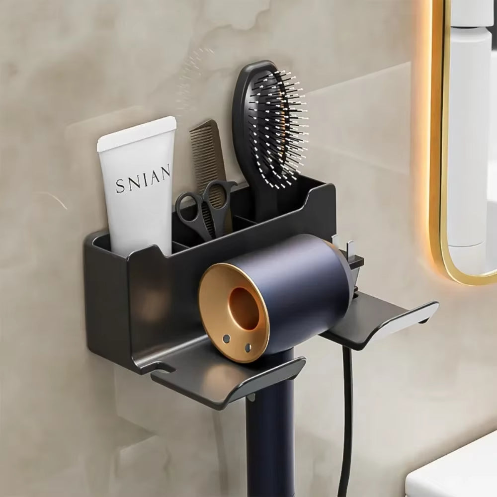 Black DryDock holder storing accessories and attachments