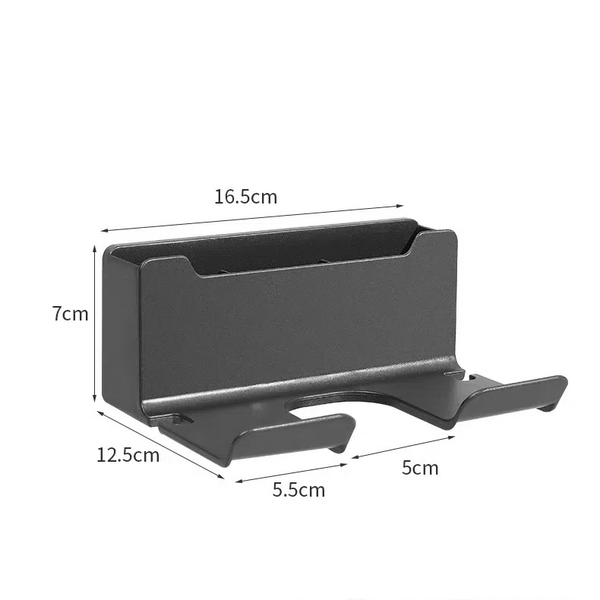 DryDock Wall Hair Dryer Holder Dimensions