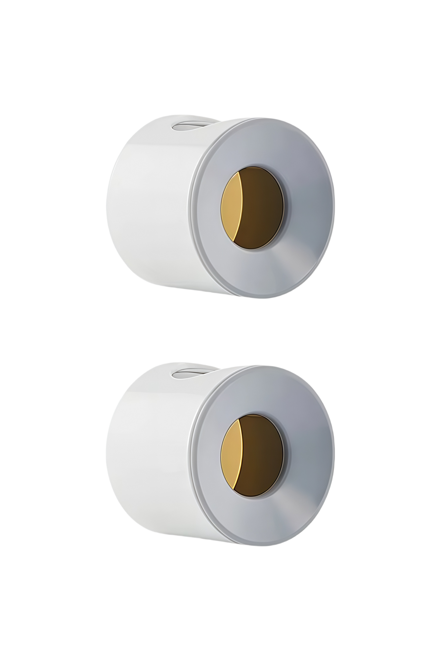 Grey Double Muro Wall Mount Toothbrush Holder