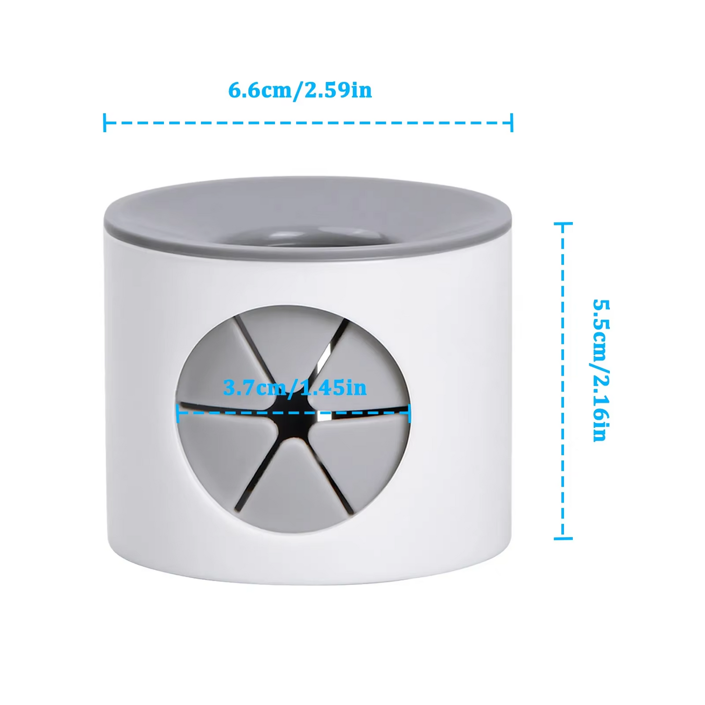 Muro Wall-Mount Toothbrush Holder Dimensions