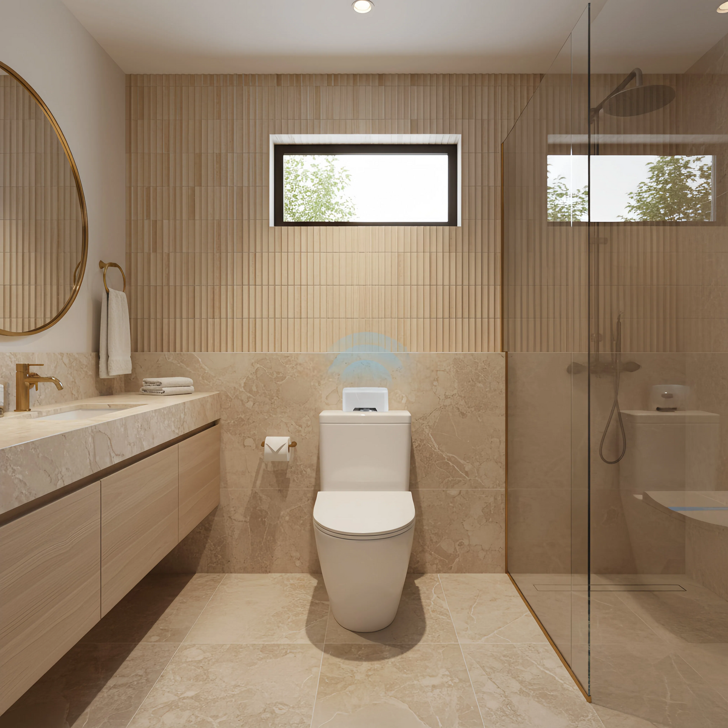 WaveSense Automatic Touchless Toilet Flusher