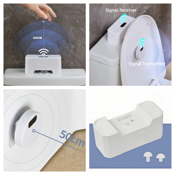 WaveSense Smart Flush System with Wireless Sensor demonstration distance