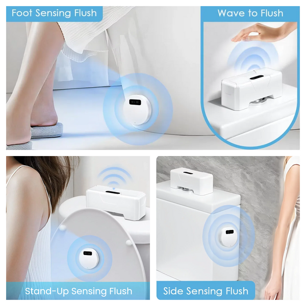 WaveSense Automatic Touchless Toilet Fluser