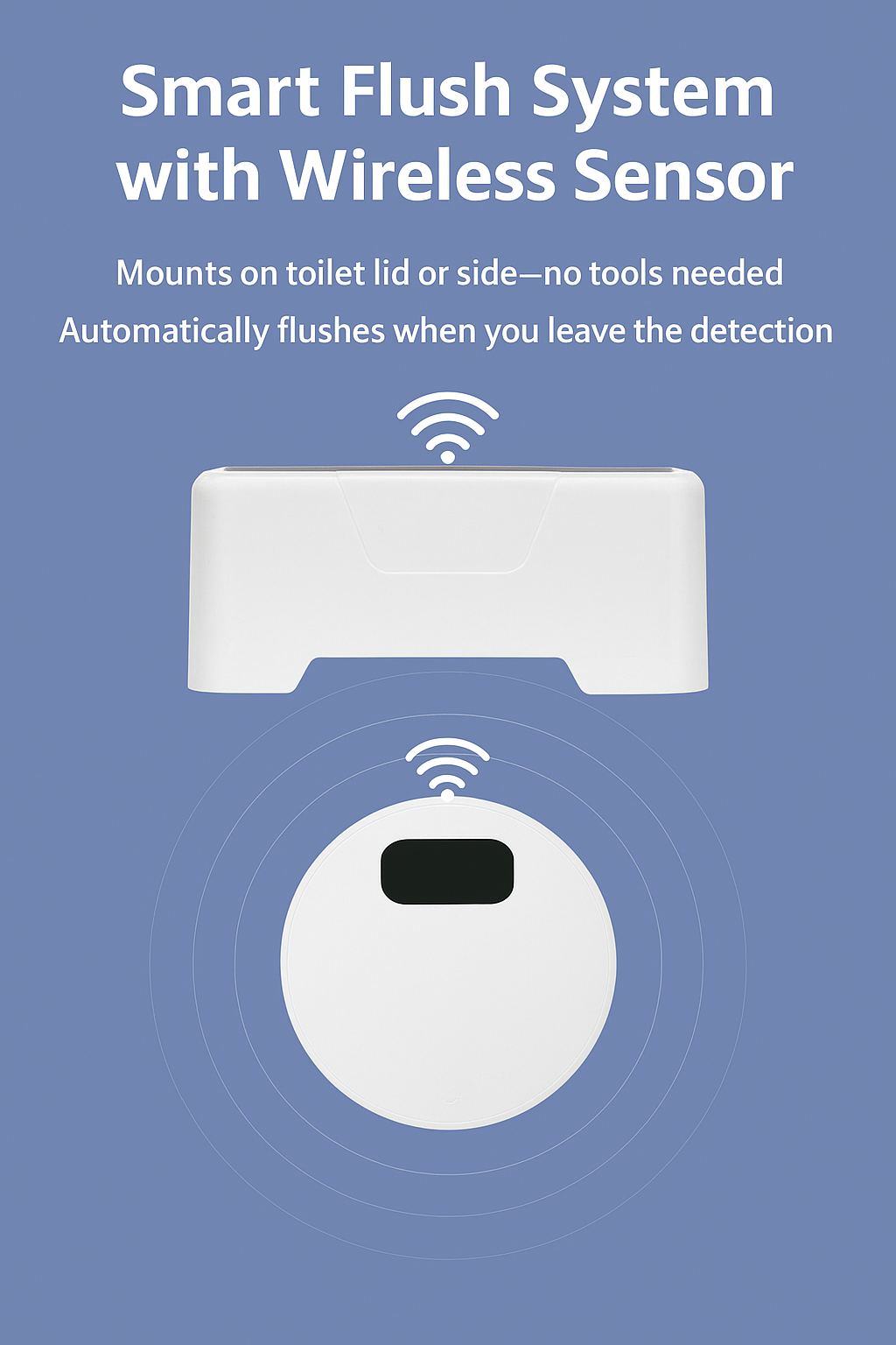WaveSense Smart Flush System with Wireless Sensor