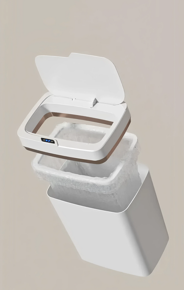 White Hygio Smart Bin layers