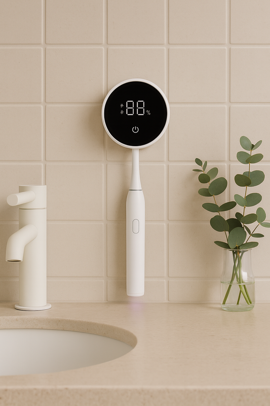 SanitiSmart UV Wall Mount Toothbrush Holder
