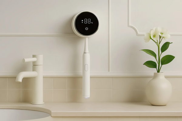 SanitiSmart Wall Mount UV Toothbrush Holder