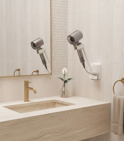 AuraHold Wall Hair Dryer Holder