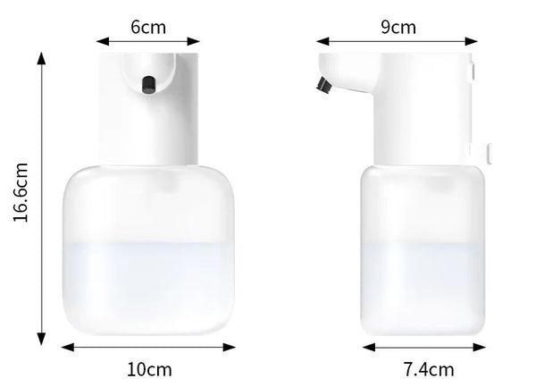 Lume Automatic Soap Dispenser Dimensions