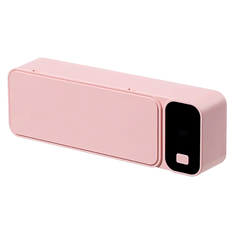Pink AuraGuard UV Wall Mount Toothbrush Holder