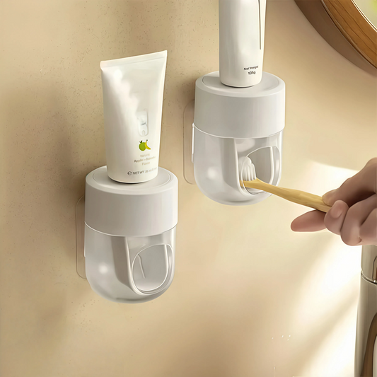 PurePress Wall Mount Toothpaste Dispenser