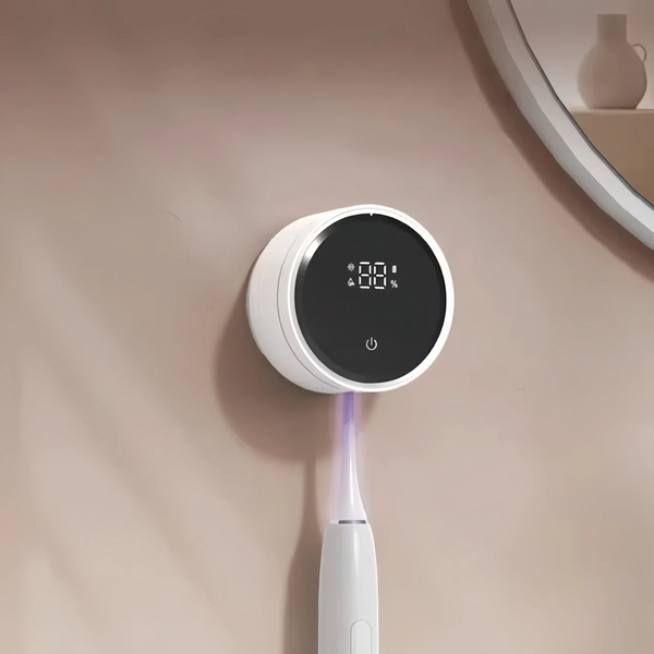SanitiSmart Wall Mount UV Toothbrush Holder