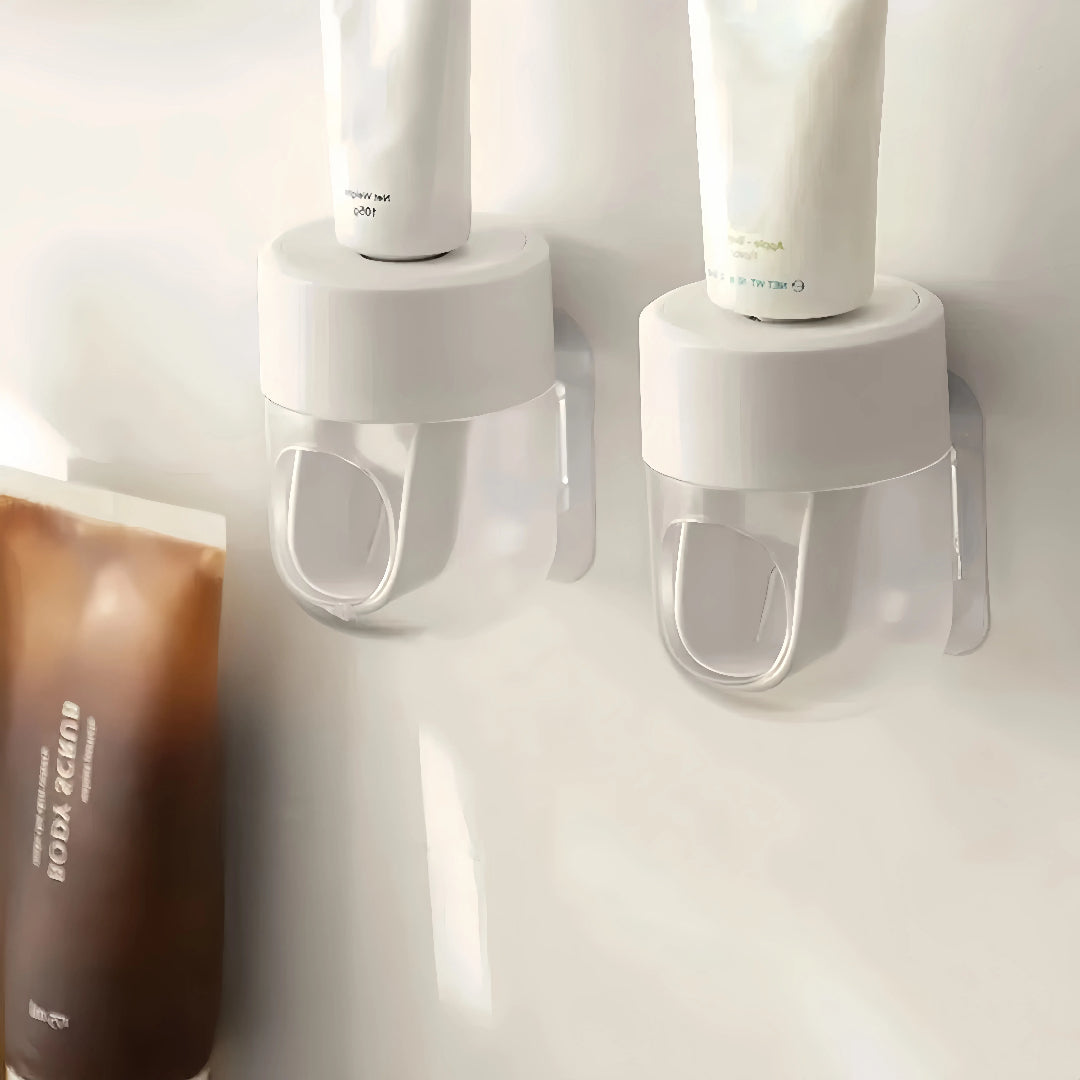 Two PurePress Wall Mount Toothpaste Dispenser version 2