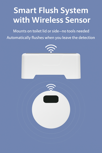 WaveSense Smart Flush System with Wireless Sensor