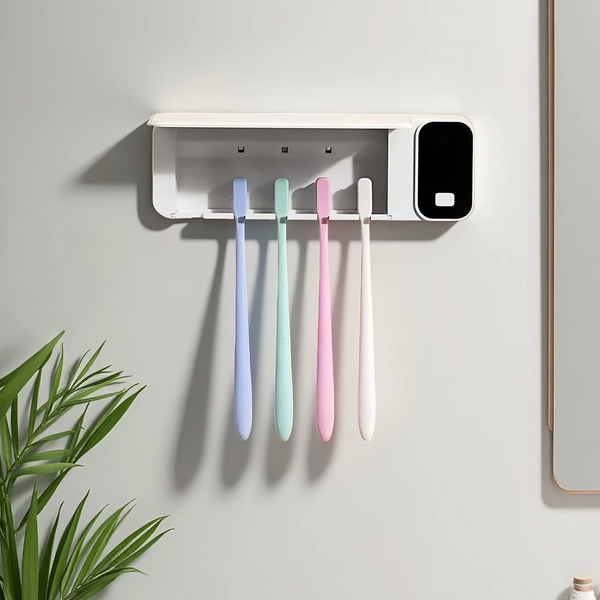 AuraGuard UV Wall Mount Toothbrush Holder