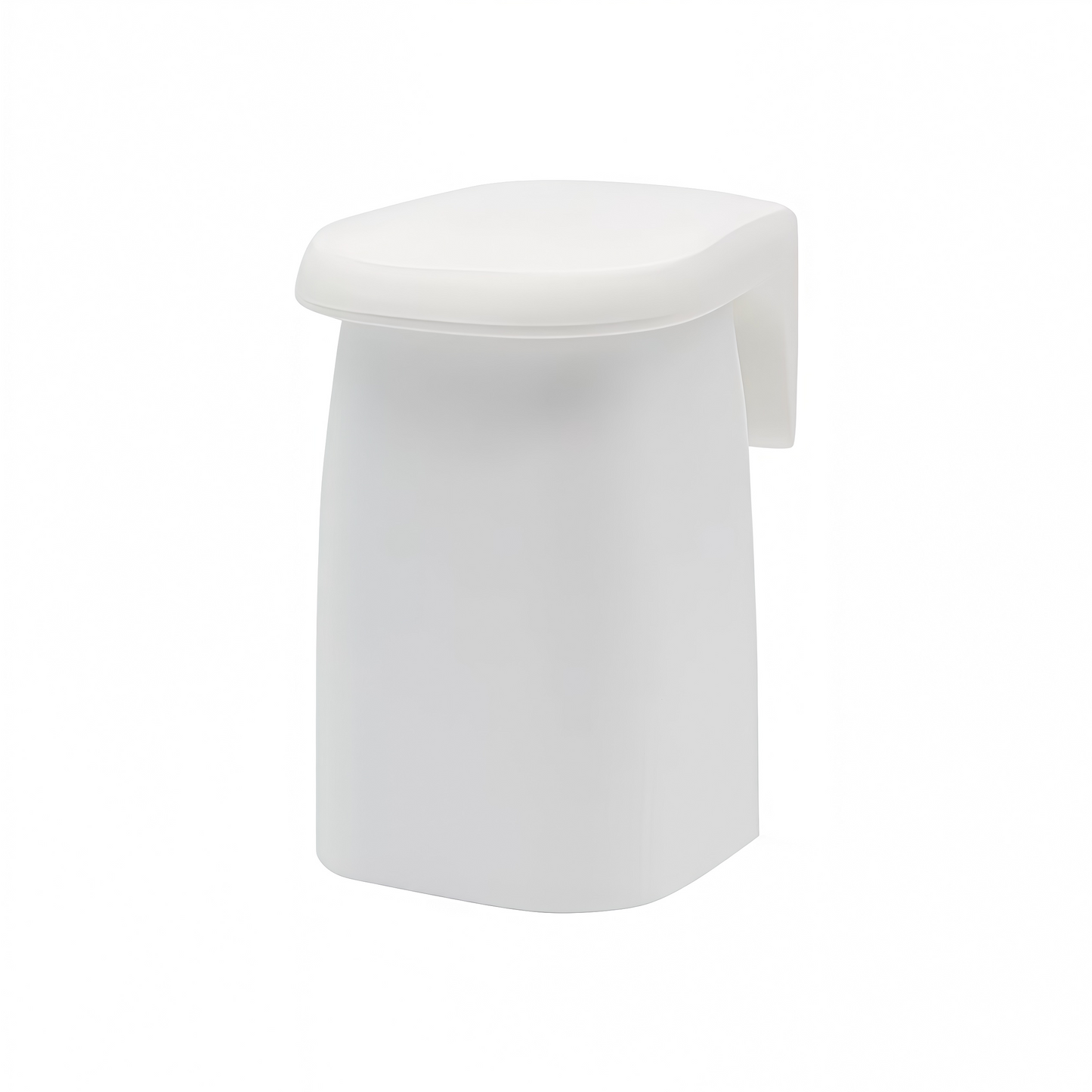 White Rinso Wall Mount Magnetic Cup