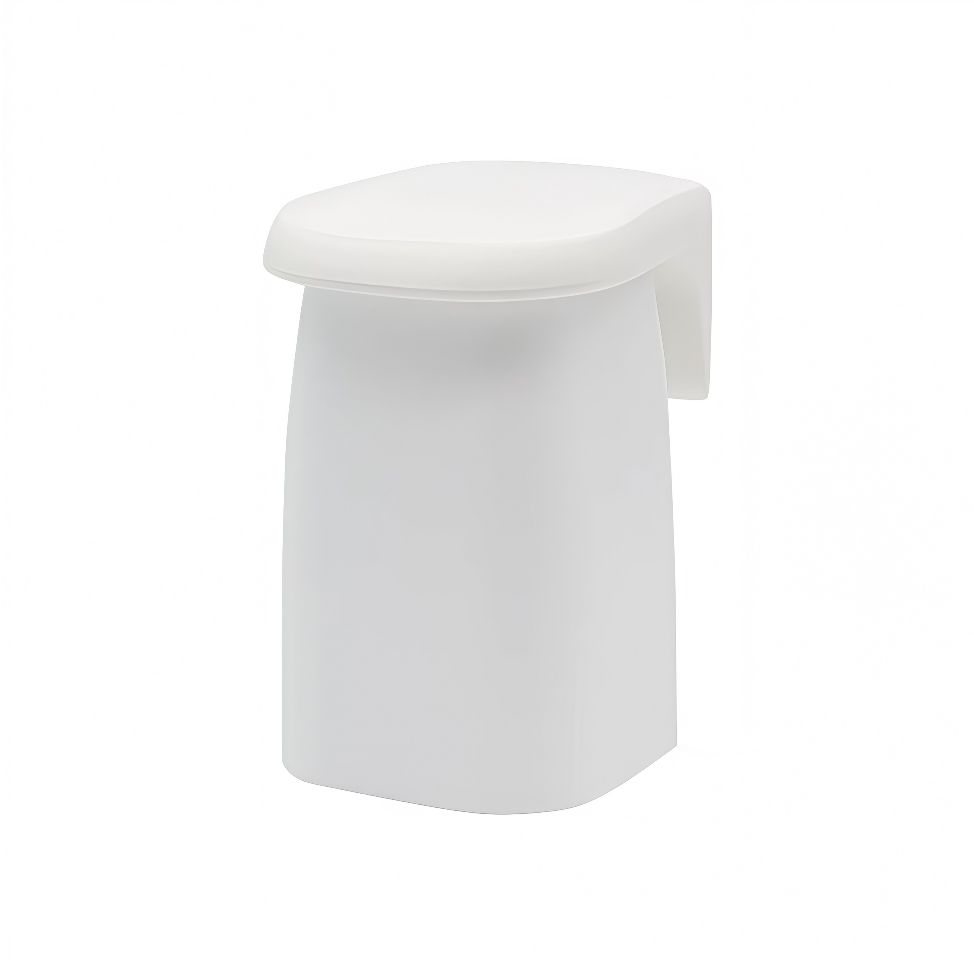 White Rinso Wall Mount Magnetic Cup