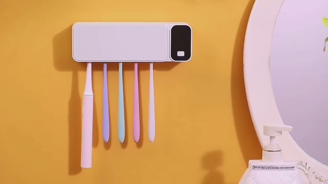 AuraGuard UV Wall Mount Toothbrush Holder Video