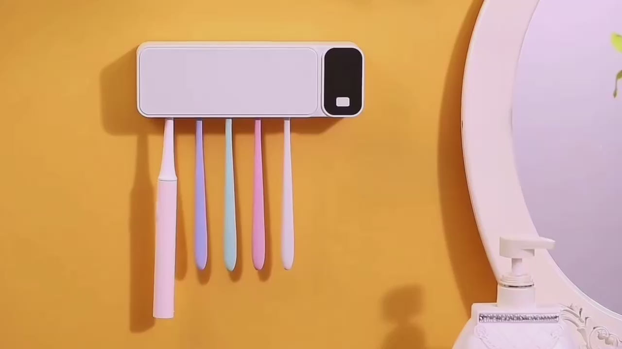 AuraGuard UV Wall Mount Toothbrush Holder Video